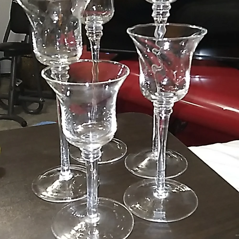 5 peice candle holders - Picture 3 of 4